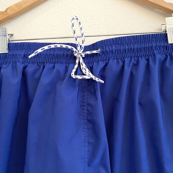 Brooks Brothers Mens Swim Trunks Royal Blue Size: XXL Slash Back Pockets - Picture 2 of 10